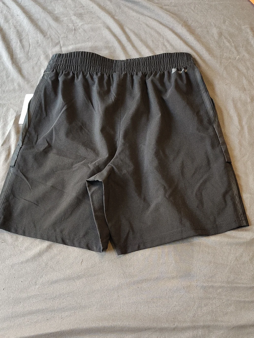 Adidas Youth Woven Shorts in classic black Size 10/12. New with sample Tags